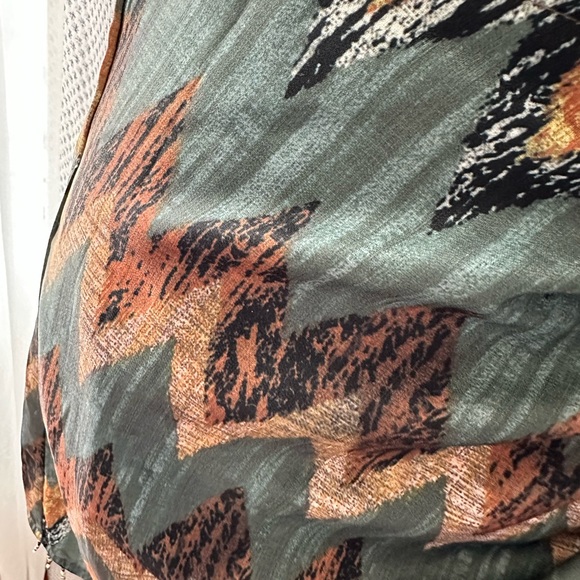 Micas Beaded Mini Skirt (NEW) - Green Mix - Picture 4 of 7